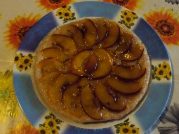 tarte-tatin di pesche